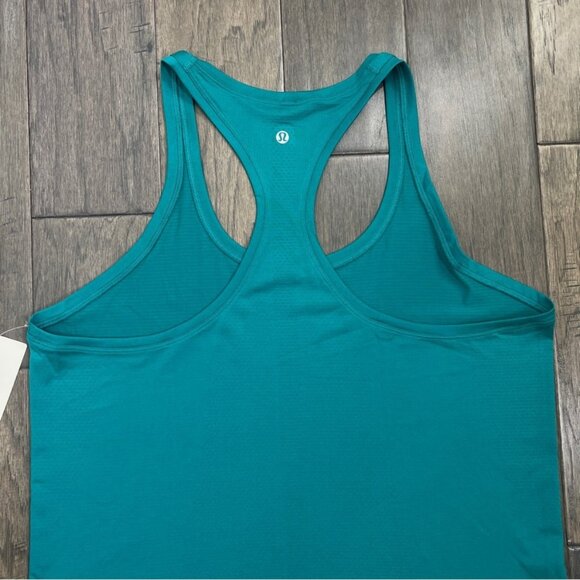 Lululemon NWT Swiftly Tech Racerback Tank Top 2.0 *Waist Length Sonic Teal - Picture 6 of 12